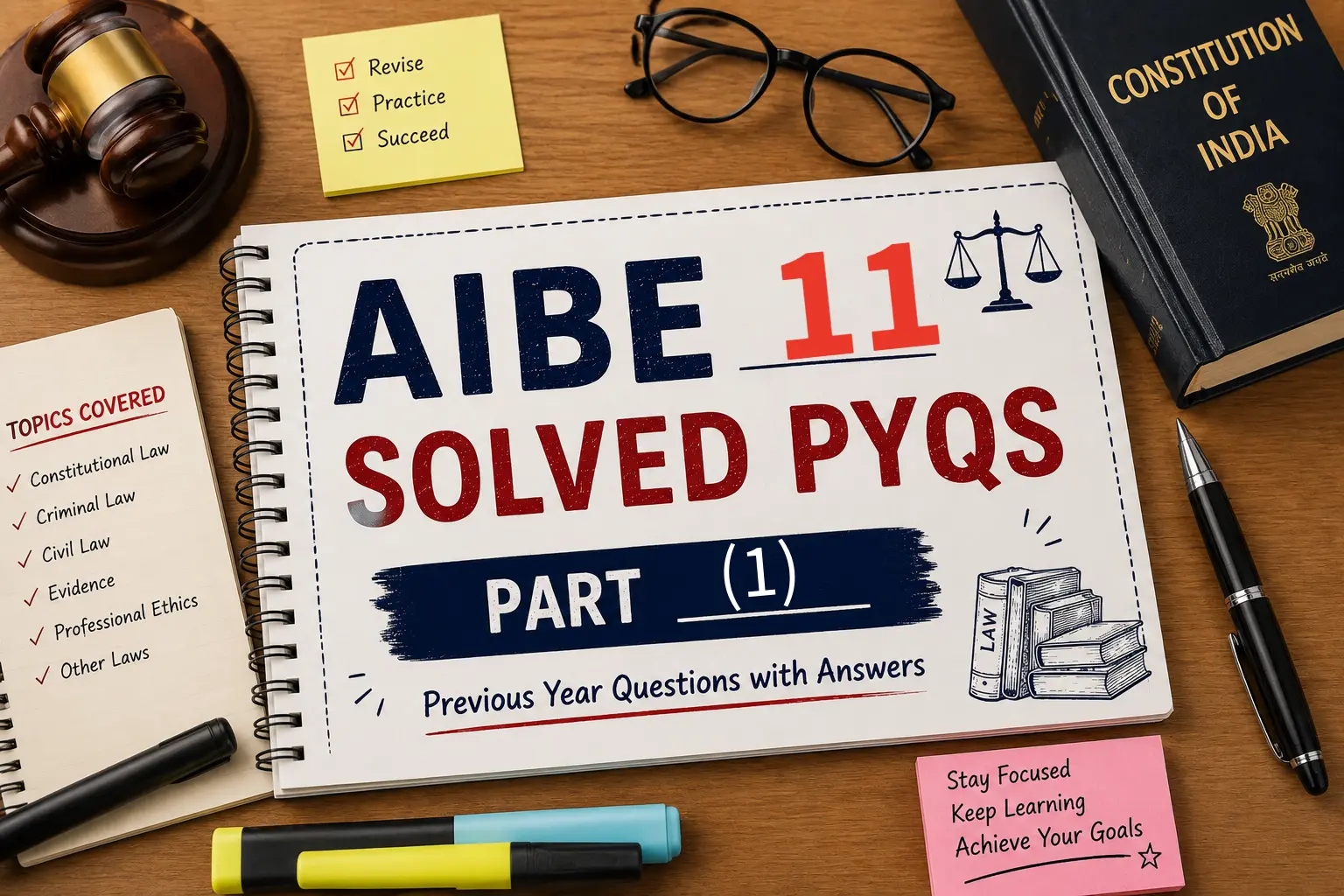AIBE 11 Previous Year Question Paper with Answers (Solved)
