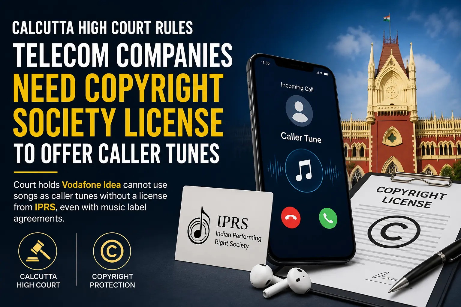 Calcutta High Court Says Telecom Operators Need Proper Music Rights for Caller Tunes